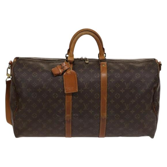 LOUIS VUITTON Monogram Keepall Bandouliere 55 Boston Bag M41414 - Picture 13 of 16